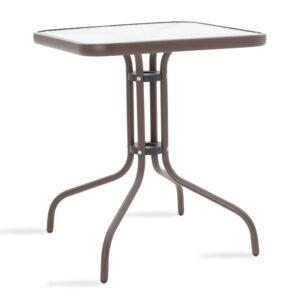 Watson pakoworld table metal coffee-glass 60x60x70cm 130-000005
