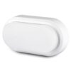 LED Φωτιστικό Απλίκα 8W V-TAC Οβάλ Λευκό Αδιάβροχο IP54 Θερμό Λευκό 3000Κ – 1311