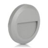 Επιτοίχιο Φωτιστικό LED για Σκαλοπάτια 2W V-TAC Γκρι Στρογγυλό Αδιάβροχο IP65 Φυσικό Λευκό 4000K – 1318
