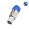 Αρσενικό Βύσμα POWERCON OUT Male 2 Pin High Quality Γκρί GloboStar 51191