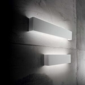 IDEAL LUX Απλίκα Τοίχου BRIGHT LED 23W 3000K Λευκού Χρώματος – 131962