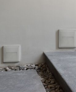 Επιτοίχιο Φωτιστικό LED για Σκαλοπάτια 2W V-TAC Λευκό Τετράγωνο Αδιάβροχο IP65 Φυσικό Λευκό 4000K – 1320