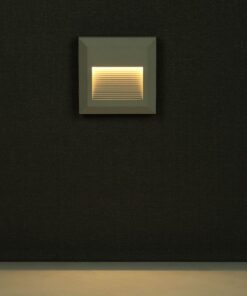 Επιτοίχιο Φωτιστικό LED για Σκαλοπάτια 2W V-TAC Λευκό Τετράγωνο Αδιάβροχο IP65 Φυσικό Λευκό 4000K – 1320