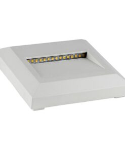 Επιτοίχιο Φωτιστικό LED για Σκαλοπάτια 2W V-TAC Λευκό Τετράγωνο Αδιάβροχο IP65 Θερμό Λευκό 3000K – 1321