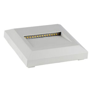 Επιτοίχιο Φωτιστικό LED για Σκαλοπάτια 2W V-TAC Λευκό Τετράγωνο Αδιάβροχο IP65 Θερμό Λευκό 3000K – 1321