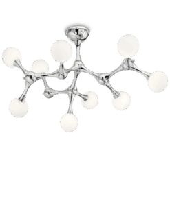 IDEAL LUX Φωτιστικό Οροφής NODINO 9xG9 Χρώματος Χρωμίου – 133393