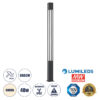 GloboStar® MONTERREY 61512 Urban Light Φωτιστικό Πάρκου – Πλατείας – Κήπου Ύψους 3.5 μέτρων LED 40W 5440lm 60° AC100-240VAC IP67 IK09 – Μ20 x Π20 x Υ350cm – Anthracite Grey – Φυσικό Λευκό 4000K – LUMILEDS – MEAN WELL DRIVER – 5 Years Warranty