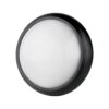 LED Φωτιστικό Πλαφονιέρα 12W V-TAC Στρογγυλό Μαύρο Αδιάβροχο IP65 Θερμό Λευκό 3000Κ – 1349