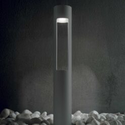 IDEAL LUX  Κολωνάκι Κήπου ACQUA 1xG9 IP44 Ανθρακί Χρώματος – 135205