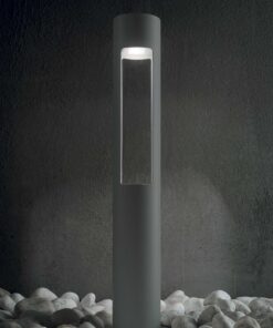 IDEAL LUX Κολωνάκι Κήπου ACQUA 1xG9 IP44 Ανθρακί Χρώματος – 135205