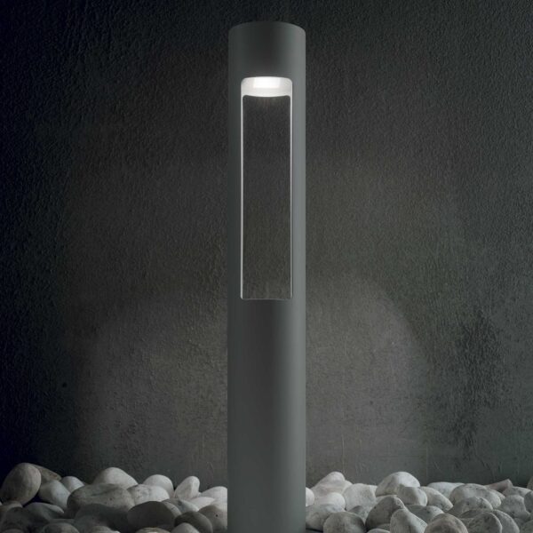 IDEAL LUX  Κολωνάκι Κήπου ACQUA 1xG9 IP44 Ανθρακί Χρώματος – 135205