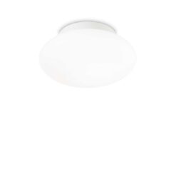 IDEAL LUX Πλαφονιέρα BUBBLE 1xE27 IP44 Λευκού Χρώματος – 135250