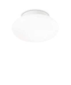 IDEAL LUX Πλαφονιέρα BUBBLE 1xE27 IP44 Λευκού Χρώματος – 135250