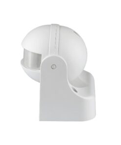 Επιτοίχιος Ανιχνευτής Κίνησης Υπερύθρων IP44 με Δυνατότητα Παράκαμψης Αυτόματης Λειτουργίας Λευκός V-TAC – 1354