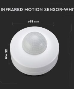 Ανιχνευτής Κίνησης Οροφής Υπερύθρων με Δυνατότητα Παράκαμψης Αυτόματης Λειτουργίας Λευκός V-TAC – 1355