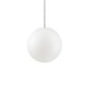 IDEAL LUX Κρεμαστό Φωτιστικό Βεράντας SOLE 1xE27 IP44 Λευκού Χρώματος – 135991