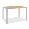Tessa pakoworld table white-natural metal 120x80x75cm 136-000012
