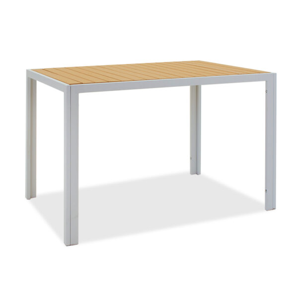 Tessa pakoworld table white-natural metal 120x80x75cm 136-000012