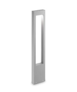 IDEAL LUX Φωτιστικό Δαπέδου Κήπου VEGA 1xG9 IP44 Χρώματος Ασημί  – 136042