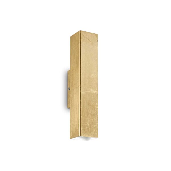 IDEAL LUX Απλίκα Τοίχου SKY 2xGU10 Χρυσού Χρώματος – 136899