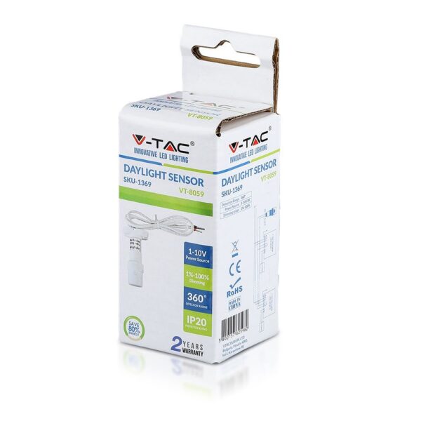 Ανιχνευτής Ημέρας-Νύχτας 1-10V Dimmable V-TAC – 1369
