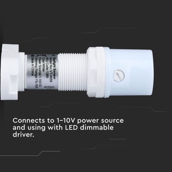 Ανιχνευτής Ημέρας-Νύχτας 1-10V Dimmable V-TAC – 1369