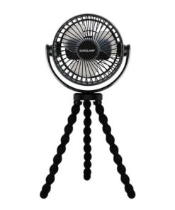 ΑΝΕΜΙΣΤΗΡΑΣ ΕΠΙΤΡΑΠΕΖΙΟΣ ΜΑΥΡΟΣ Φ12 5W ΕΥΚΑΜΠΤΟ ΤΡΙΠΟΔΟ ΕΠΑΝΑΦΟΡΤΙΖΟΜΕΝΟΣ EUROLAMP – 300-20503