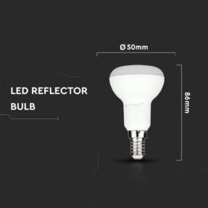 LED Λάμπα E14 R50 4.8W Samsung Chip V-TAC Ψυχρό Λευκό 6400K – 21140
