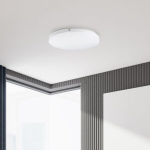 LED Πλαφονιέρα Λευκή 15W V-TAC PRO Samsung Chip IP44 110° 1850lm Φ200 Θερμό 3000K – 2113889
