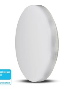 LED Πλαφονιέρα Λευκή 15W V-TAC PRO Samsung Chip IP44 110° 1850lm Φ200 Θερμό 3000K – 2113889