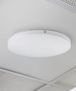 LED Πλαφονιέρα Λευκή 15W V-TAC PRO Samsung Chip IP44 110° 1850lm Φ200 Θερμό 3000K – 2113889