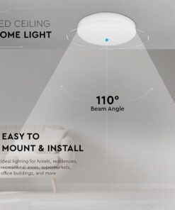 LED Πλαφονιέρα Λευκή 15W V-TAC PRO Samsung Chip IP44 110° 1850lm Φ200 Θερμό 3000K – 2113889