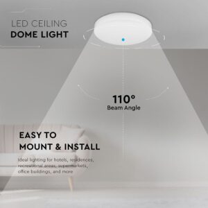 LED Πλαφονιέρα Λευκή 15W V-TAC PRO Samsung Chip IP44 110° 1850lm Φ200 Θερμό 3000K – 2113889