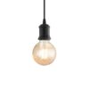 IDEAL LUX Κρεμαστό Φωτιστικό FRIDA 1xE27 Μαύρου Χρώματος – 139425