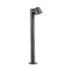 IDEAL LUX Φωτιστικό Δαπέδου Κήπου GAS IP43 1xGU10 IP43 Χρώματος Ανθρακί – 139470