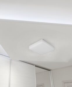 LED Πλαφονιέρα Λευκή 25W V-TAC PRO Samsung Chip IP44 110° 2500lm 30×30 Θερμό 3000K – 13959