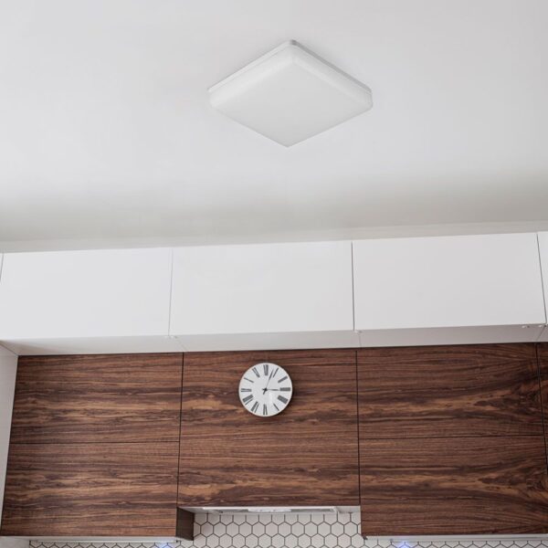 LED Πλαφονιέρα Λευκή 25W V-TAC PRO Samsung Chip IP44 110° 2500lm 30×30 Θερμό 3000K – 13959