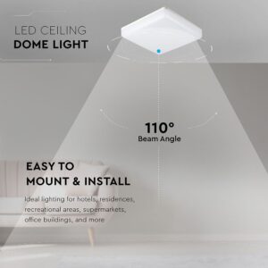 LED Πλαφονιέρα Λευκή 25W V-TAC PRO Samsung Chip IP44 110° 2500lm 30×30 Θερμό 3000K – 13959