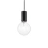 IDEAL LUX Κρεμαστό Φωτιστικό Οροφής HUGO 1xE27 Μαύρου Χρώματος – 139685