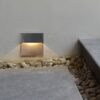 Επιτοίχιο Φωτιστικό LED για Σκαλοπάτια 3W V-TAC Μαύρο Τετράγωνο Αδιάβροχο IP65 Θερμό Λευκό 3000K – 1398