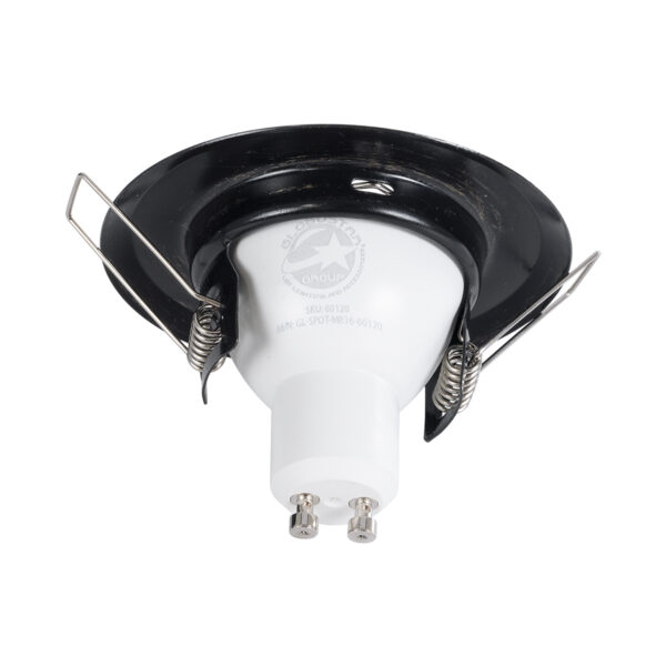 GloboStar® DELTA 77813 Χωνευτό Στρόγγυλο Σποτ Οροφής για Λάμπα MR16 με Βάση GU5.3 ή GU10 – IP20 – Μεταλλικό – Φ83 x Υ31mm – Μπρούτζινο – 5 Χρόνια Εγγύηση