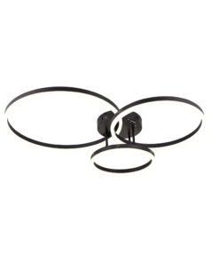 InLight Φωτιστικό οροφής LED 75W 3CCT (by switch on base) 6094-A-Black