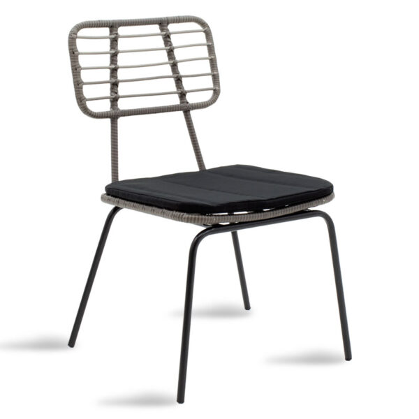Naoki pakoworld chair metal black-pe gray. 140-000014