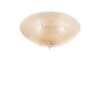 IDEAL LUX Φωτιστικό Οροφής Γυάλινο SHELL 3xE27 Χρώματος Μπεζ – 140179