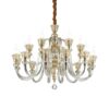 IDEAL LUX Κρεμαστό Φωτιστικό  STRAUSS 18xE14 Κρύσταλλο – 140629
