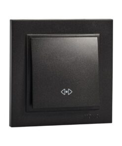 ΔΙΑΚΟΠΤΗΣ ΜΕΣΑΙΟΣ A/R ΜΑΥΡΟΣ EUROLAMP – 152-10306