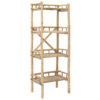 Calder pakoworld shelf unit natural color 55x35x145cm 141-000019