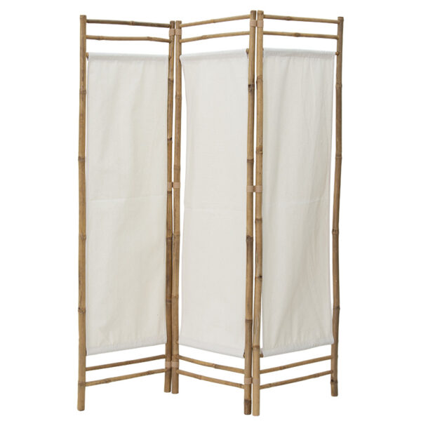 Barra pakoworld folding screen bamboo natural-ecru 135x3x160cm 141-000020