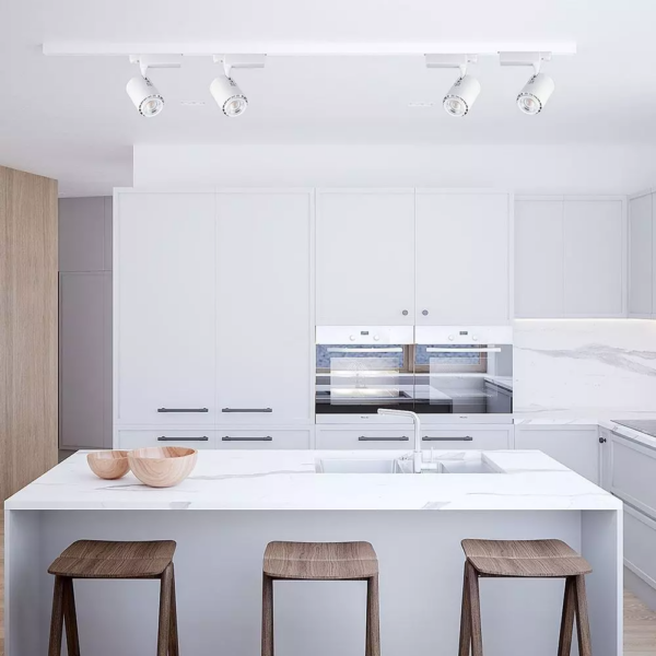 LED φωτιστικό ράγας COB 35W με επιλογή φωτός και γωνίας δέσμης Dimmable λευκό σώμα V-TAC – 1412