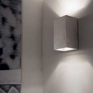 IDEAL LUX Επιτοίχιο Φωτιστικό KOOL 2xGU10 Γκρι Χρώματος – 141275